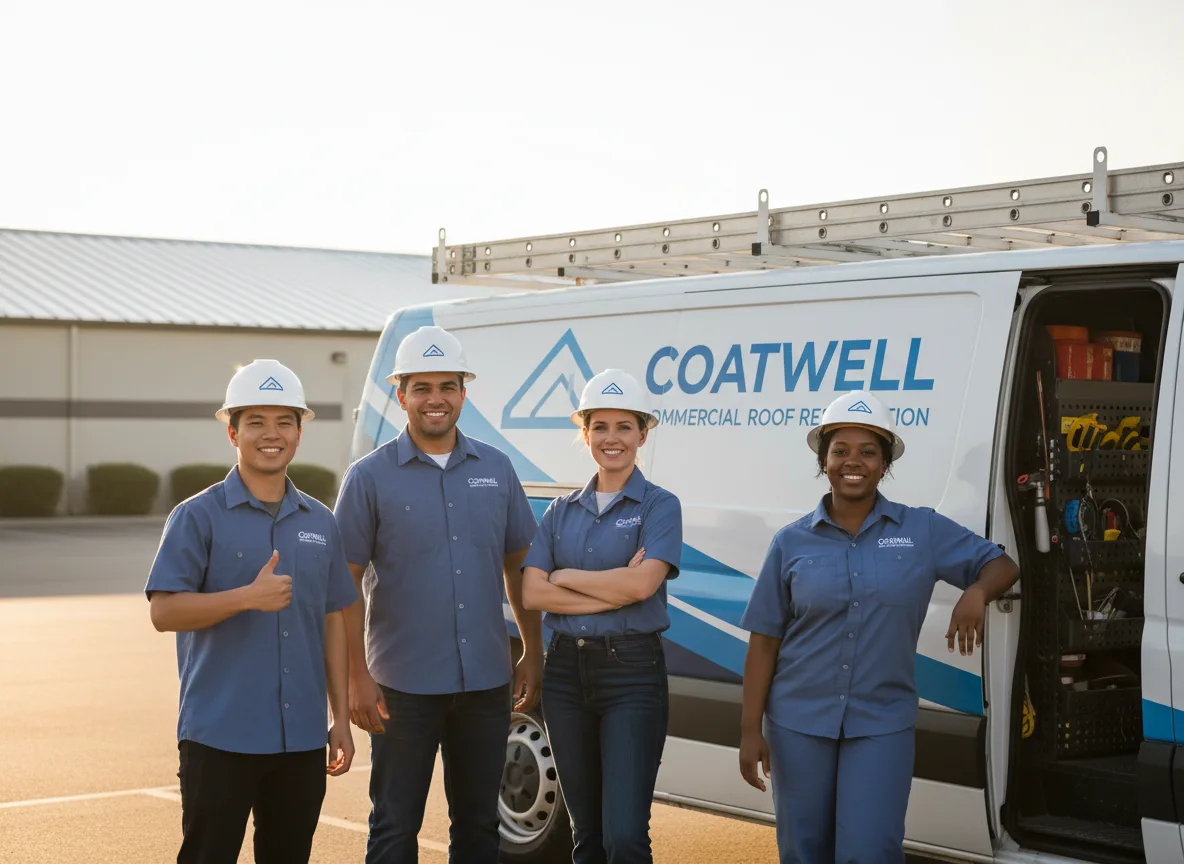Commercial roof coating company in Easton, MO